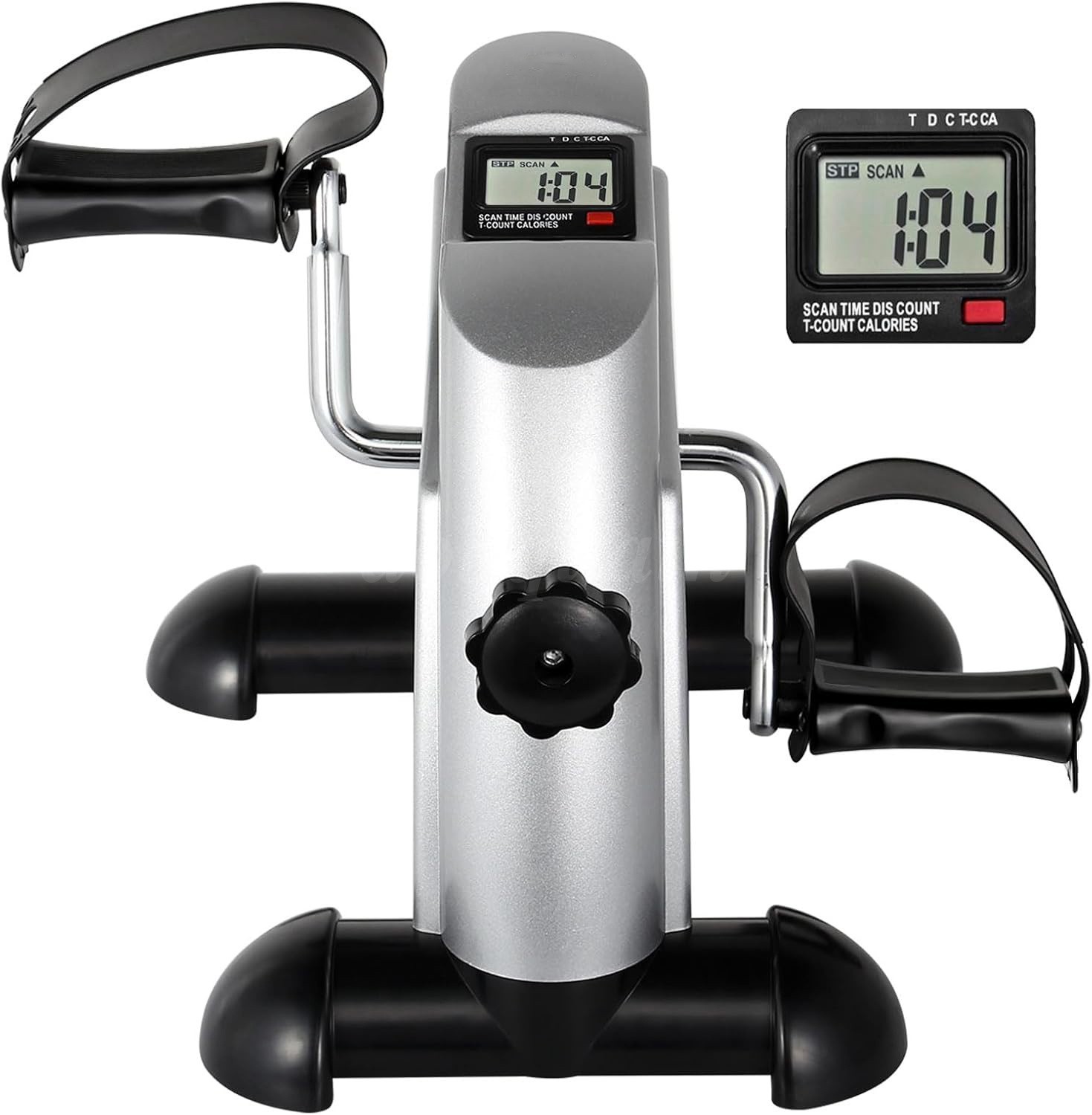 Portable Mini Cycle Bike Foot Pedal Exercise Machine Arm Leg Recovery Peddle US