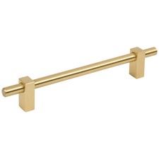 Jeffrey Alexander Larkin 1 160 mm Center-to-Center Bar Pull, Brushed Gold