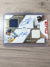 2026 Topps Major League Material Dual Auto Relic Jackson  Chourio Yelich /50 