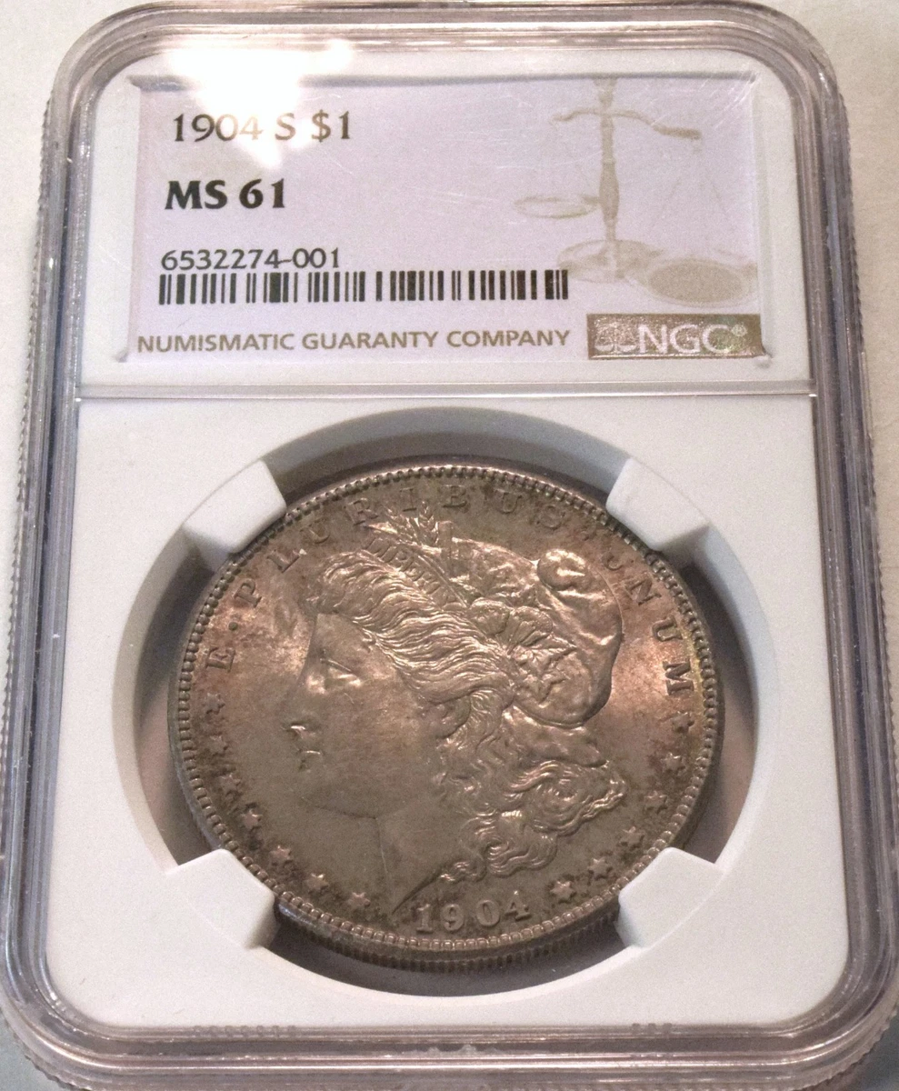 MS 61 Graded Morgan US Dollars (1878-1921) for sale | eBay
