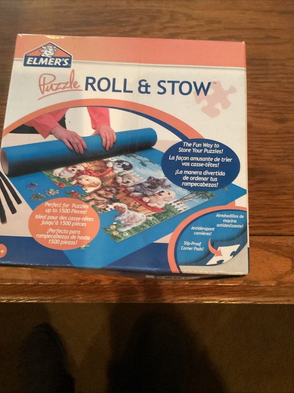 Elmers Puzzle Roll & Stow Storage 1500 Puzzle Pieces New