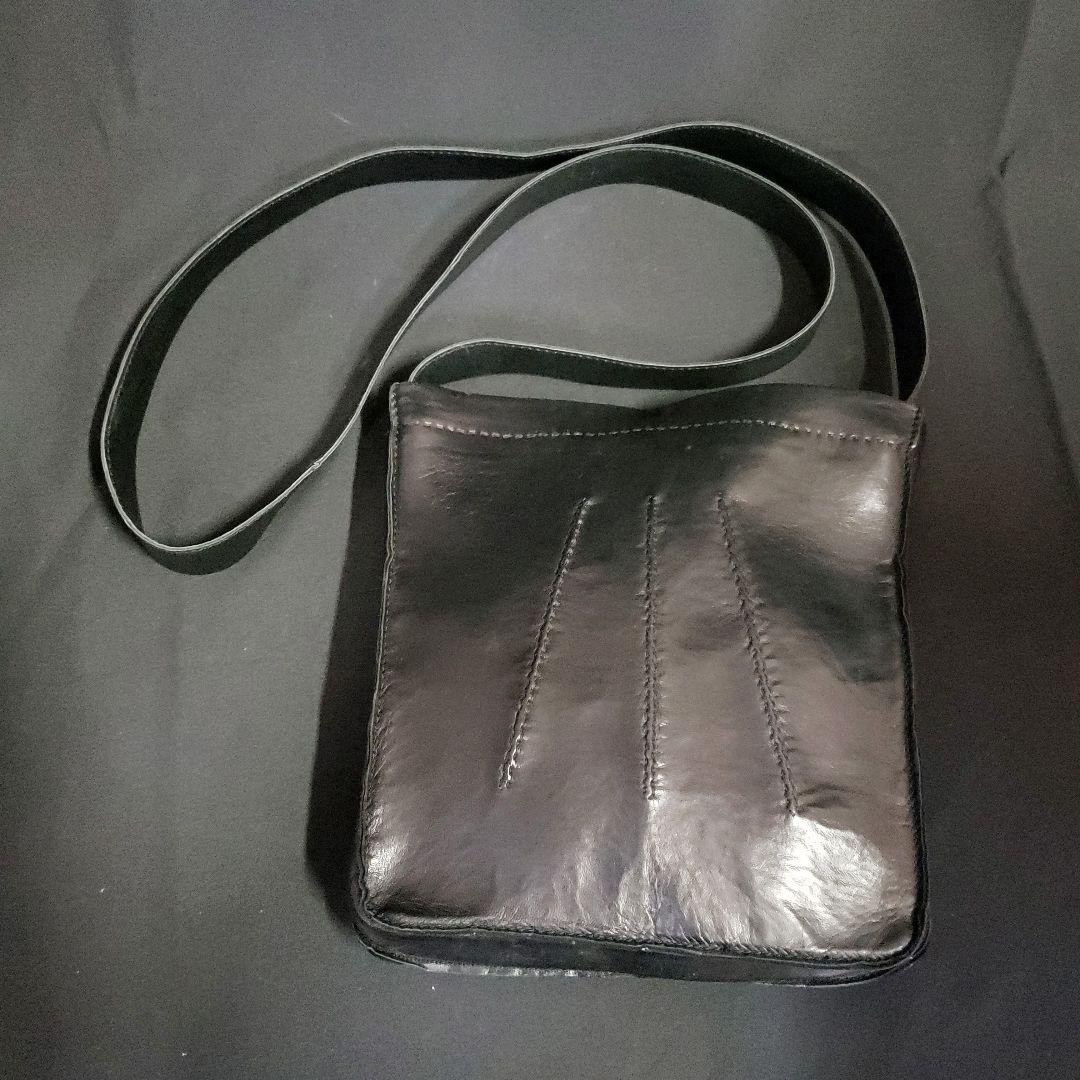 HERMES Toudou black leather shoulder bag PGBDGZ