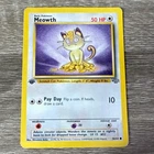 Pokémon TCG 1st Edition Meowth Unlimited Jungle 56/64 (1999)