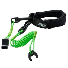 SBT Floating Wrist Lanyard with Whistle for Kawasaki Polaris Neon Green 