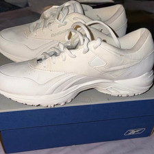 White Reebok DMX sneakers
