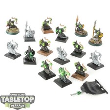 Orc & Goblin Tribes - 15 Night Goblins - teilweise bemalt