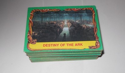Lot of  Indiana Jones Raiders of The Lost Ark Trading Cards Loose