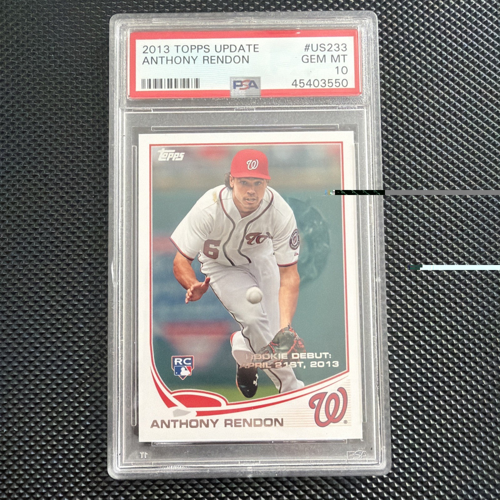 2013 Topps Update Series - Rookie Debut Anthony Rendon #US233 (RC)