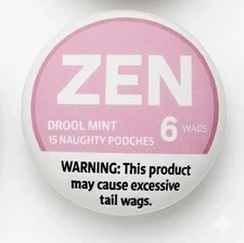 ZEN Dog Toy Squeaker Ball | Pink Drool Mint | Soft Plush Fetch Chew Pet Toy