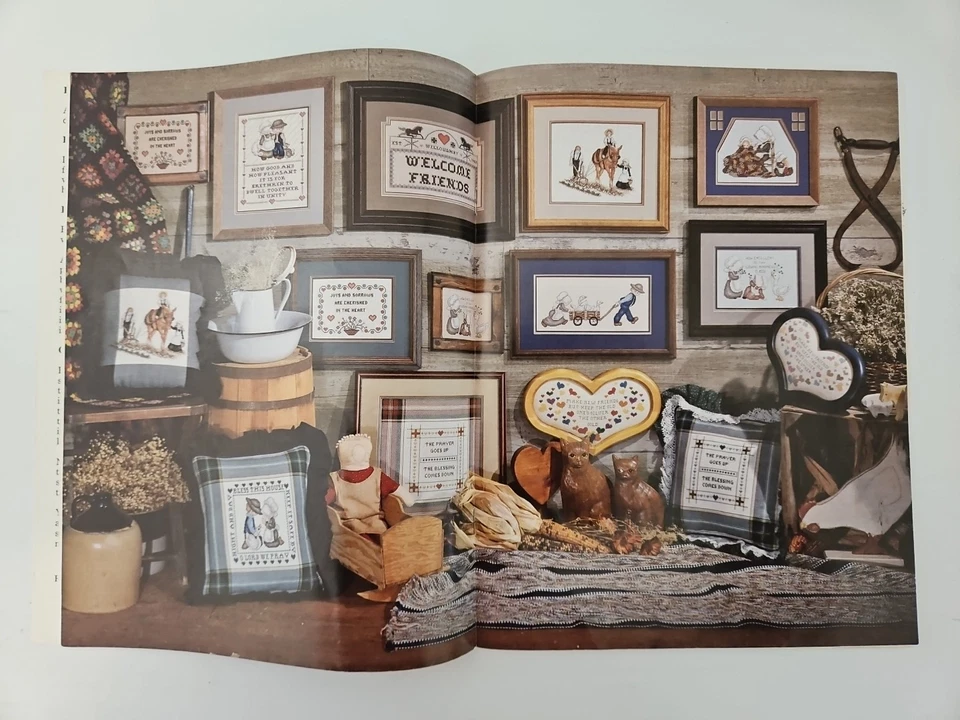 Stoney Creek GENTLE UNITY Amish Farm Counted Cross Stitch Pattern Book 21 USED - Image 4 of 4