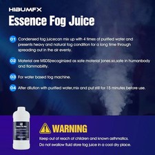 Fog Juice - Condensed Water Mixable Fog Machine Fluid Smoke Solution for Water B