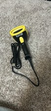Black and Yellow Handheld Barcode Scanner with USB Cable