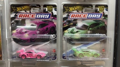 Hot Wheels Car Culture Race Day Roxy/Rexy Unopened Combo!
