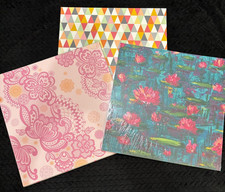 Stampin Up Paper LOT of 3 12x12 see description for details