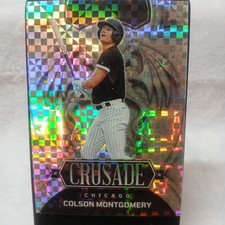 2023 Panini Chronicles #13 Colson Montgomery Crusade Building Blocks Prizm