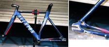 Aventon Track Bike Alluminio Freme Set Telaio Fixie Grezzo Raro Graffiato dal Giappone