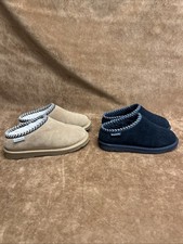 Bearpaw Suede Slip-On Shoes   Black & tan pai...
