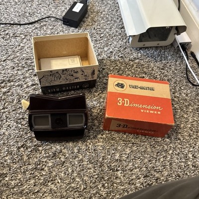 View-Master 3-Dimension Viewer Model E with Original Box vintage 1950's Free Shi