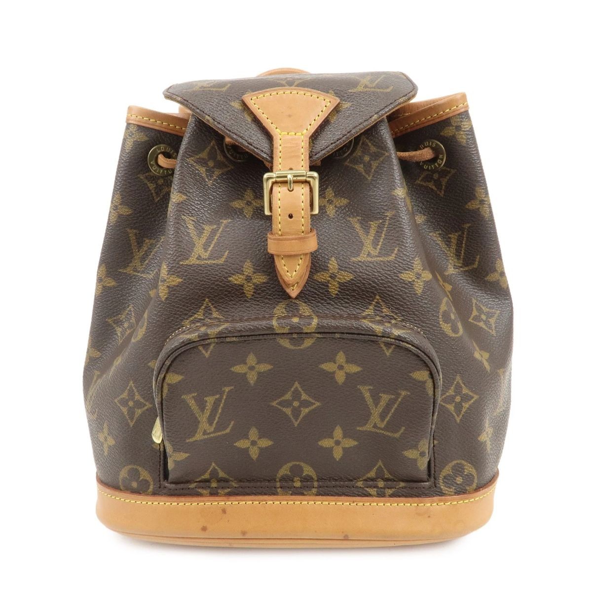 Louis Vuitton Monogram Mini Montsouris Backpack Brown M51137 Authentic Used
