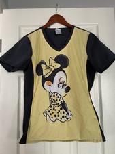Minnie Mouse disney scrub womens size M