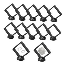 Pcs 3D Floating Display Case, Jewelry Display Case, Coin Holder 3.6x3.6x0.8 10