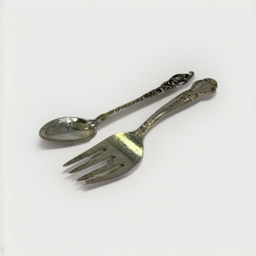 International Sterling Pickle Fork & Norwegian Olive Spoon - Thumbnail 2
