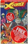 X-Force #1 1991 Marvel Comics Polybagged Comic Book Deadpool Card