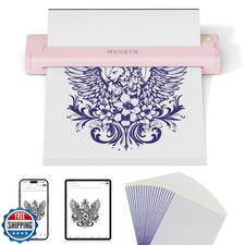 MUNBYN Tattoo Stencil Printer ITP05, Wireless Thermal Tattoo Prin