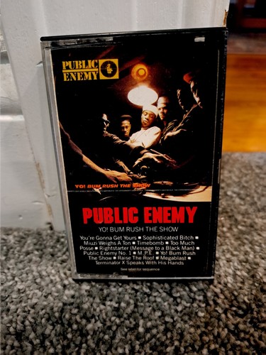 Public Enemy Yo! Bum Rush the Show Cassette Tape