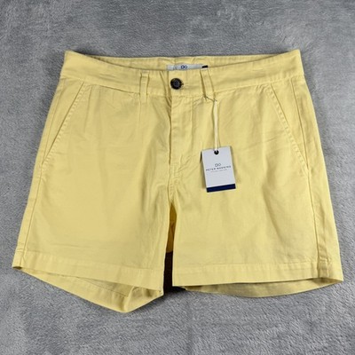 Peter Manning Shorts Mens 33 Yellow Inch Inseam Chino Khaki Classic  Summer