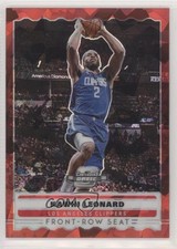 2019 Contenders Optic Front Row Seat Red Cracked Ice Prizm Kawhi Leonard #11 o7m
