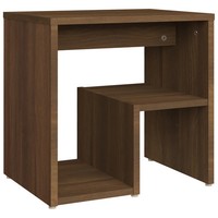 Nachttisch Braun Eichen-Optik 40X30X40 Cm Holzwerkstoff