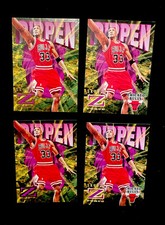 Scottie Pippen 1996/97 skybox Z force (2) , and Z  sticker (2)  #13