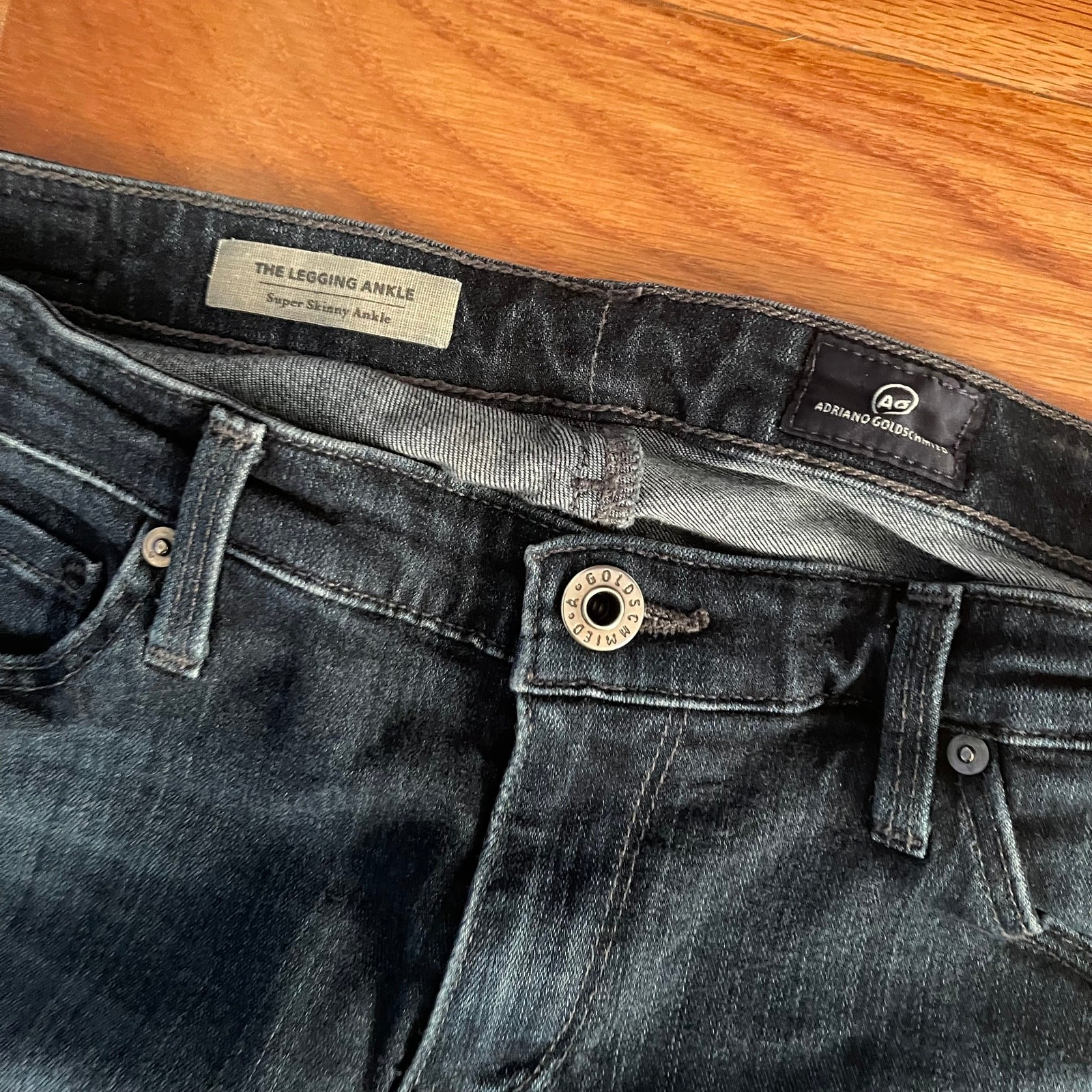 AG Adriano Goldschmied The Legging Ankle Jeans Womens 28R Blue Super Skinny thumbnail 4