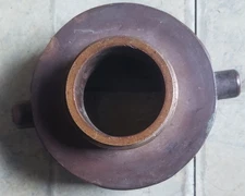 Powhatan Vintage Brass Fire Hose Nozzle Adapter 3" to 1 1/2"