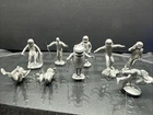 Vintage 1962 MARX Operation Moon Base Playset Astronaut figure lot 9 Different