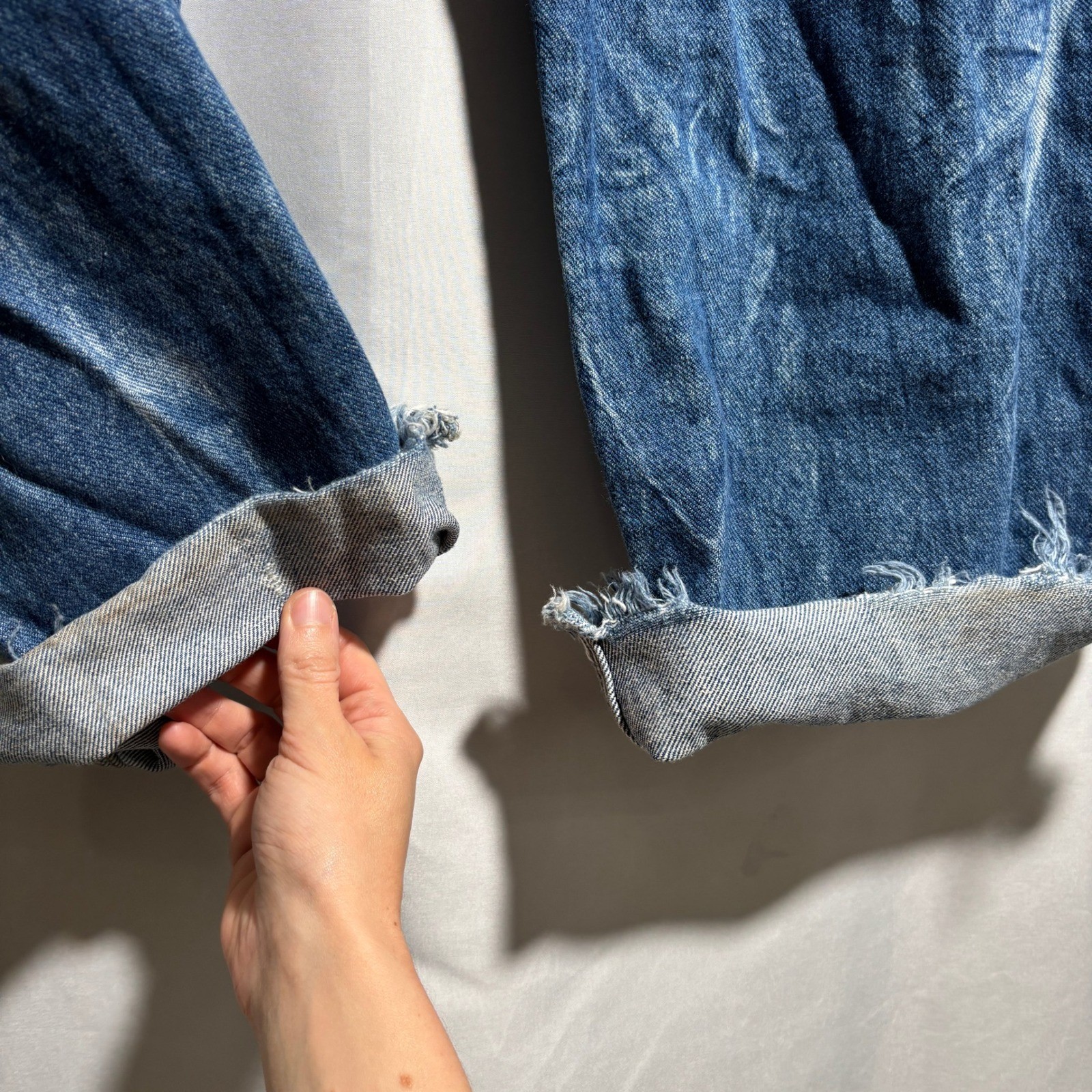 VTG 90s Y2K Tommy Hilfiger Baggy Jeans Mens 36 Frayed Hem Distressed Skater 1999 thumbnail 9