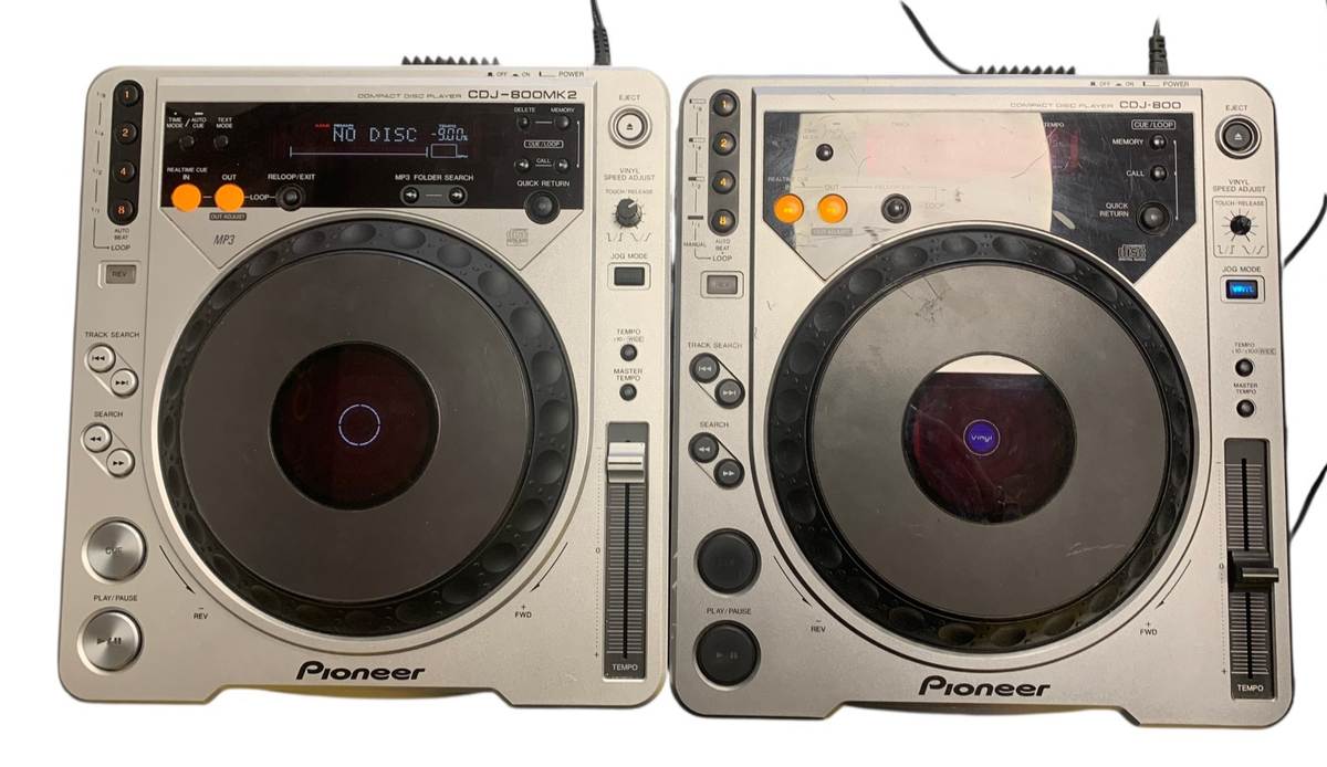 Pioneer CDJ 800MKⅡ ×2 ミキサーセット Pioneer CDJ 800MKⅡ ×2