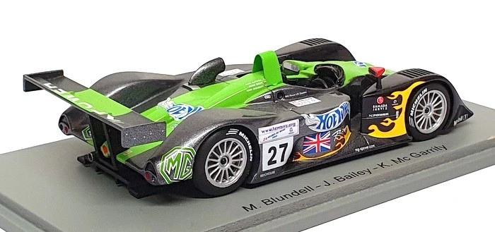 Spark 1/43 Scale SCMG06 - MG Lola EX 257 #27 Le Mans 2002 - Green/Grey - Image 2 of 4
