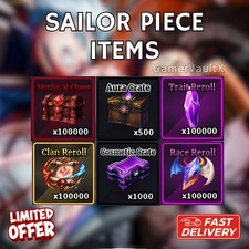 SAILOR PIECE  ALL ITEMS, MATERIALS,WEAPONS,FRUITS,POWERS FAST  CHEAP
