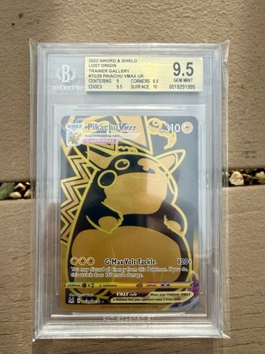 BGS 9.5 Gem Mint 2022 Sword & Shield Lost Origin TG29 Pikachu VMAX