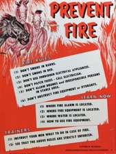 Horse Barn Fire Prevention Rules NEW Sign: 30x40" USA STEEL XXL Size