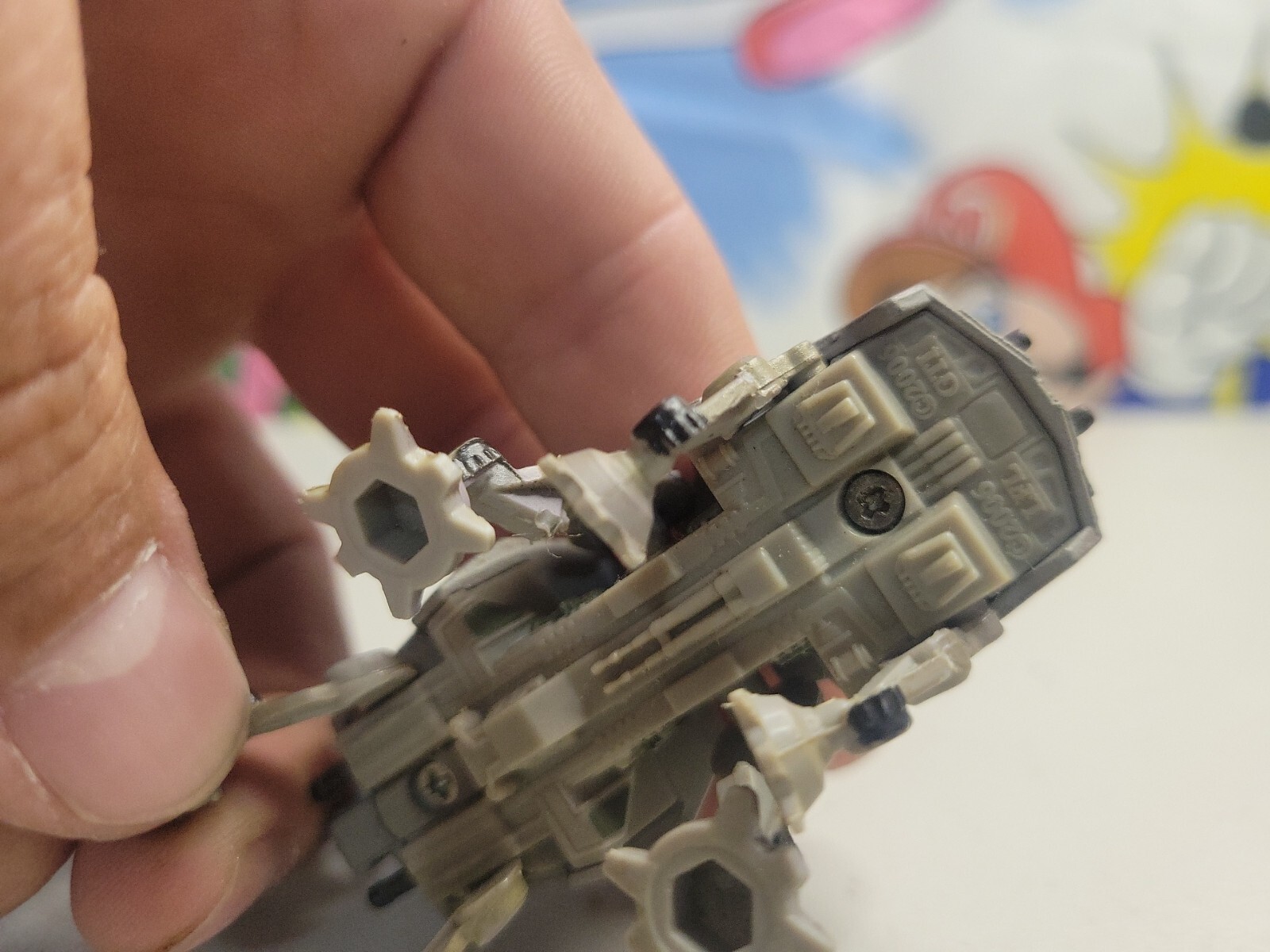 2006 Star Wars Titanium Die-Cast AT-TE Fighter Figure