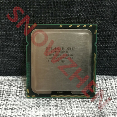 Intel Xeon X5687 CPU Quad-Core 3.6GHz 12 M SLBVY LGA 1366 Processor