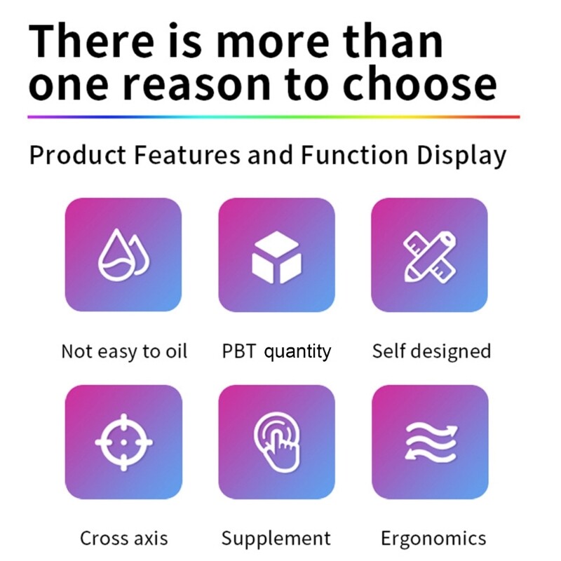 Ergonomic XDA Height PBT Japanese Keycaps for Mechanical Keyboards