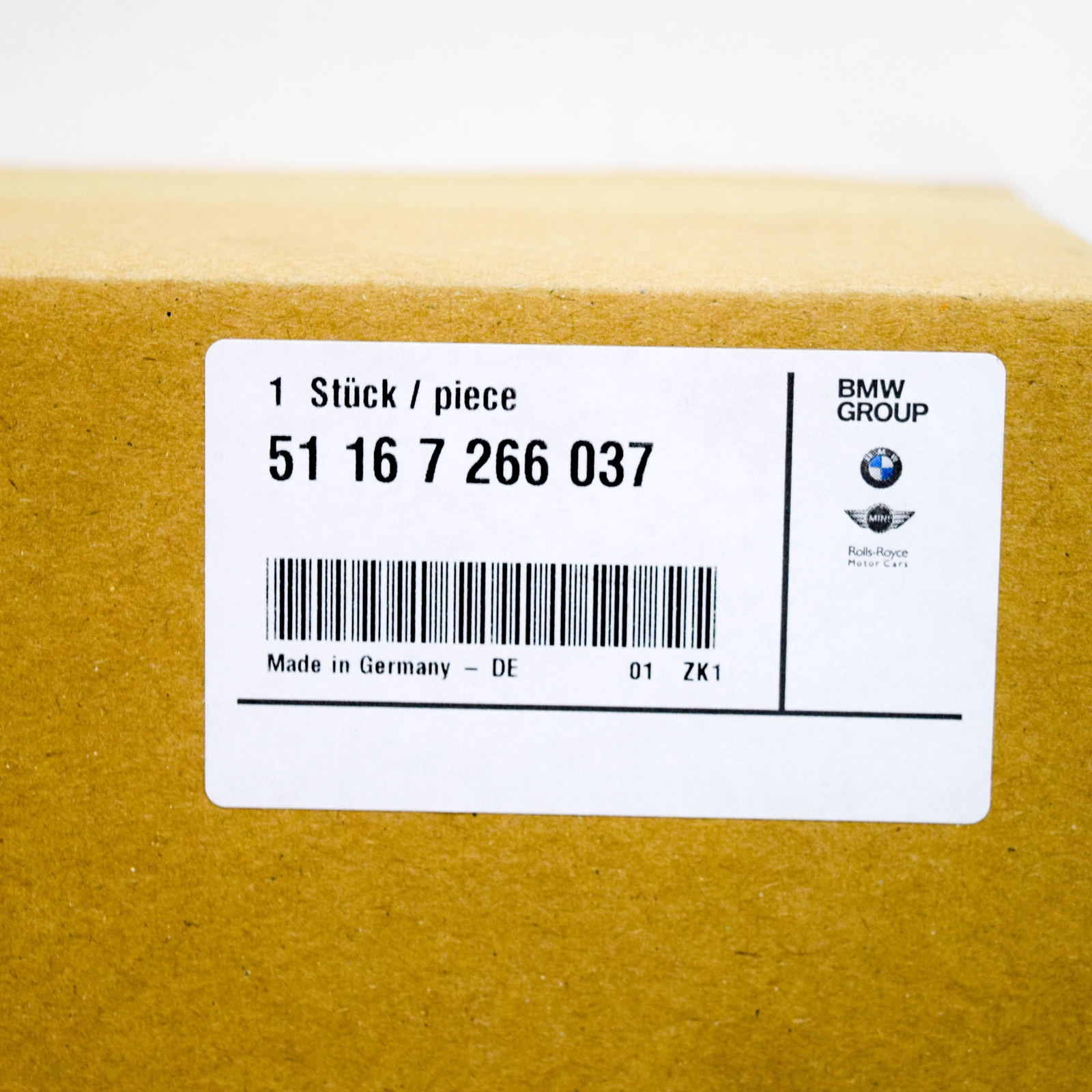 BMW 5 E60 Left Side Lower Mirror Housing 51167266037 7266037 OEM  