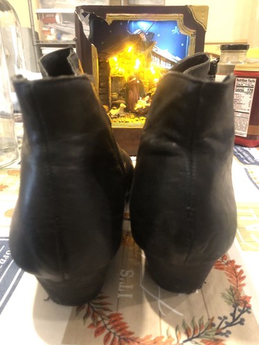 Adam Tucker Woman By Me Too Size 9.5 Ankle Boots Black 9.5 - Picture 2 of 10