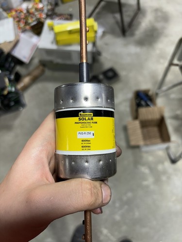 BUSSMANN PVS-R-250 SOLAR PHOTOVOLTAIC FUSE  250A 600VAC PVSR250 - Picture 2 of 3