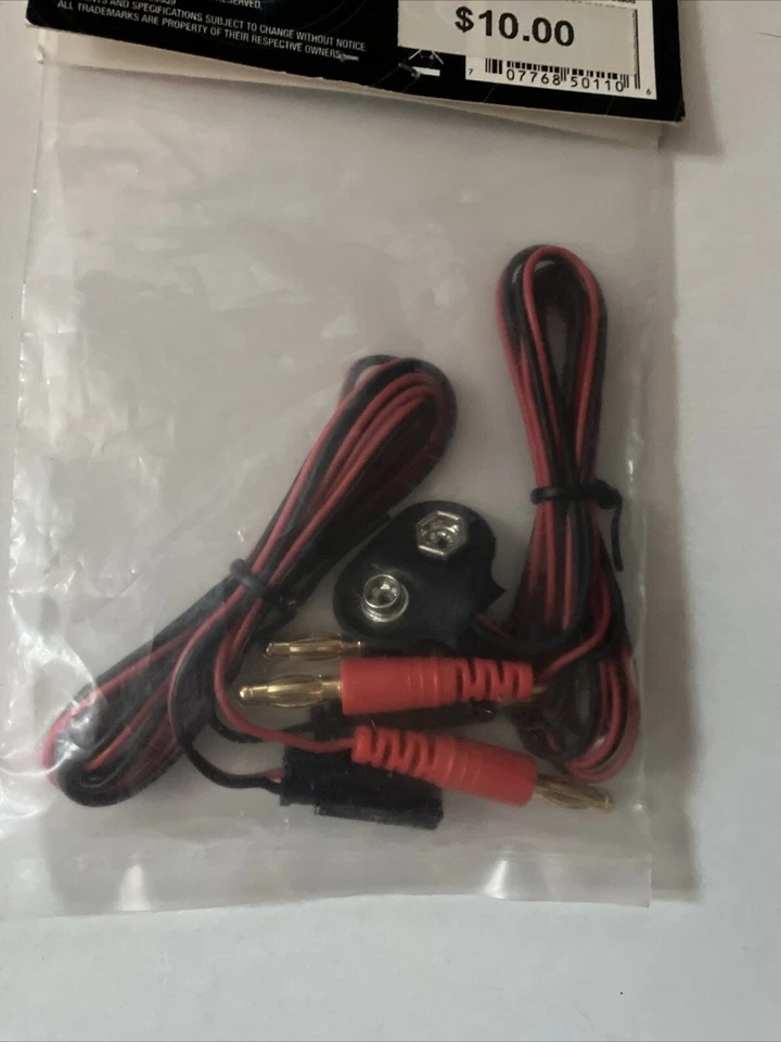 TACP0110 Tactic Tx Rx Charge Leads 9V Futaba J 1Meter - Image 4 of 4