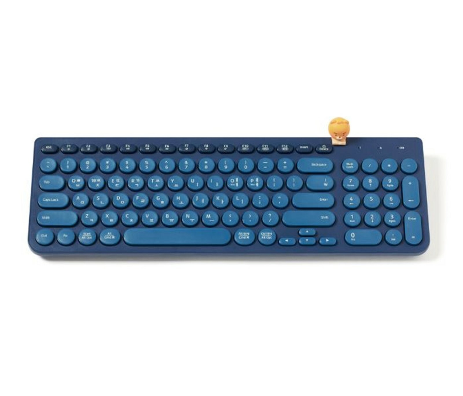 Kakao Friends Ryan Wireless Bluetooth Keyboard Blue OFFICIAL - English/Korean Świetna wartość zamówienia pocztowego
